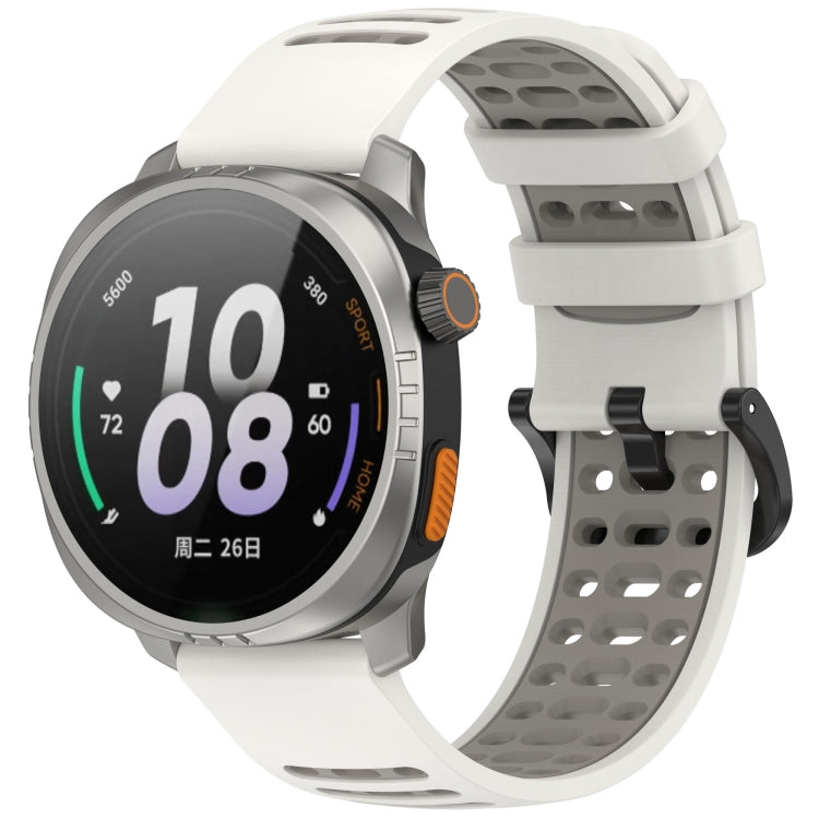 Two Color Holes Style Quick Release Silicone Watch Band
