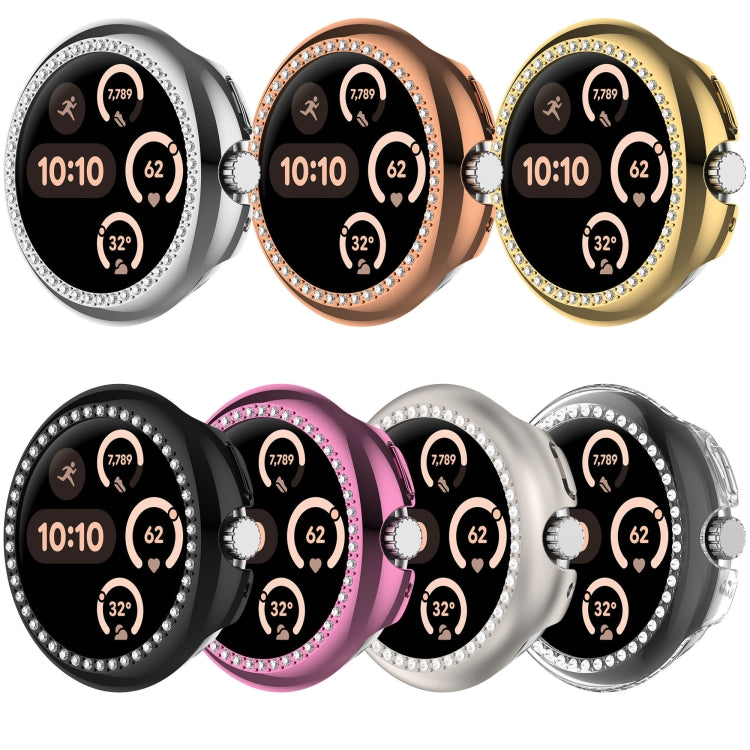 Diamond Electroplated PC Half Coverage Watch Protective Case