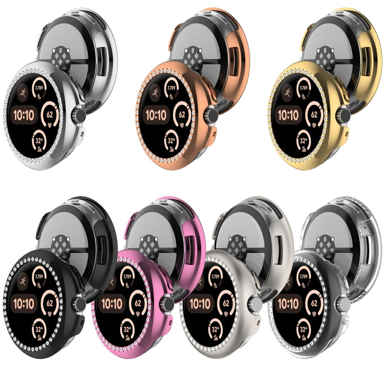 Diamond Electroplated PC Half Coverage Watch Protective Case