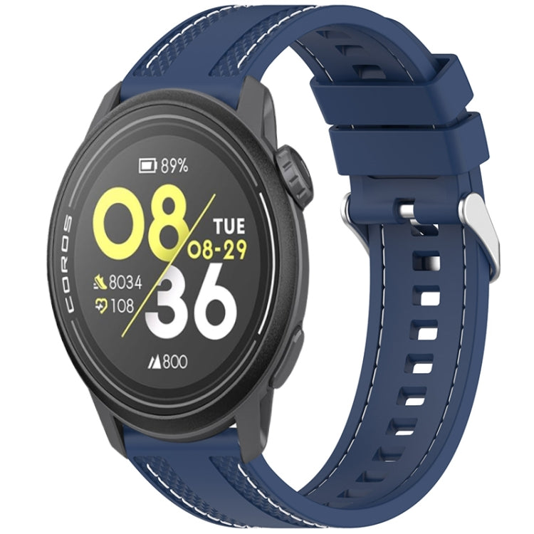 Quick Release Two Side Stitching Silicone Watch Band — Starlight