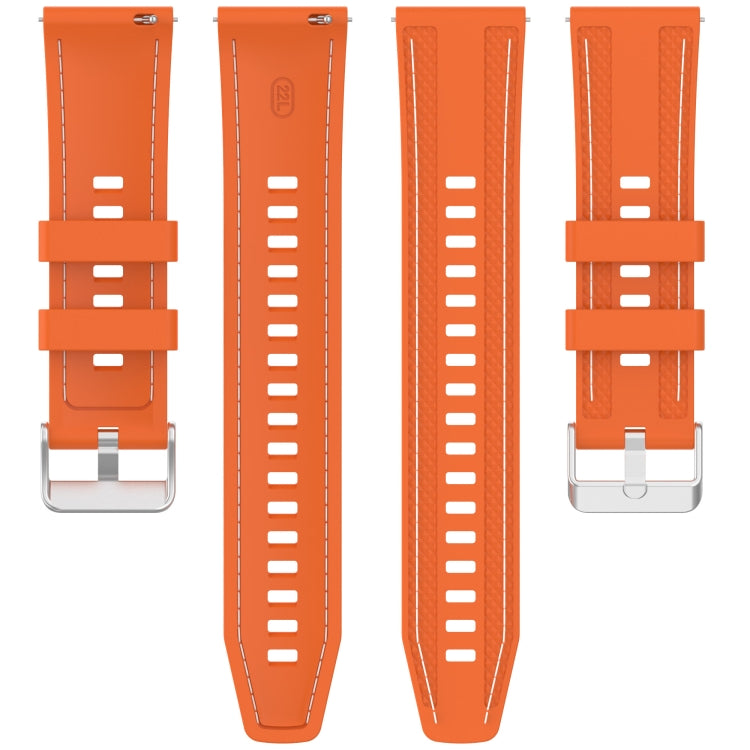 Quick Release Two Side Stitching Silicone Watch Band — view 18