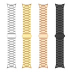 Three Beads Stainless Steel Folding Buckle Integrated Watch Band