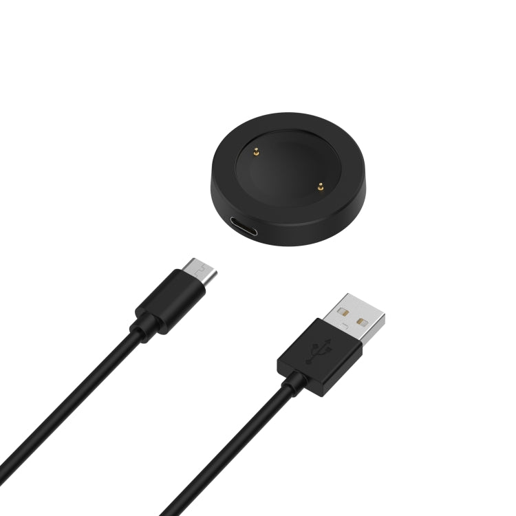 USB Port Split Magnetic Watch Charging Cable — Black