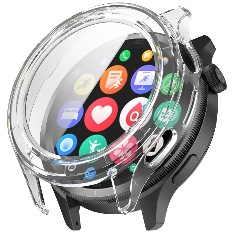 Tempered Film Integrated PC Watch Protective Case — Cherry Pink