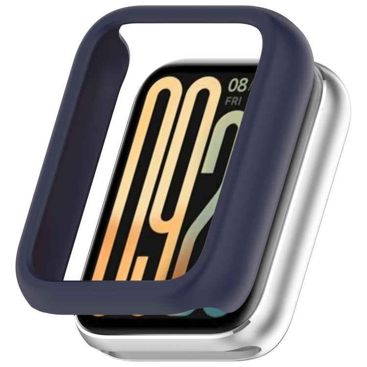 Half Coverage PC Hollow Watch Protective Case — Silver