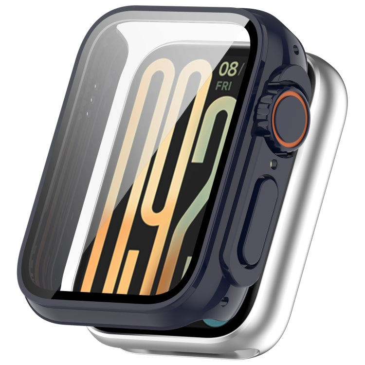Tempered Film Integrated PC Watch Protective Case Second Variation Case — Transparent