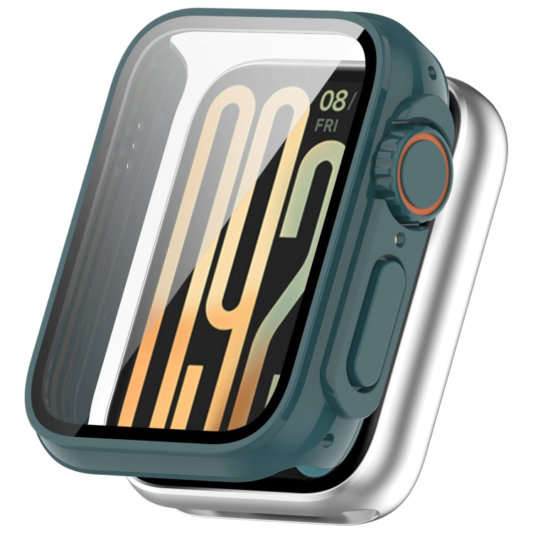 Tempered Film Integrated PC Watch Protective Case Second Variation Case — Ivory White