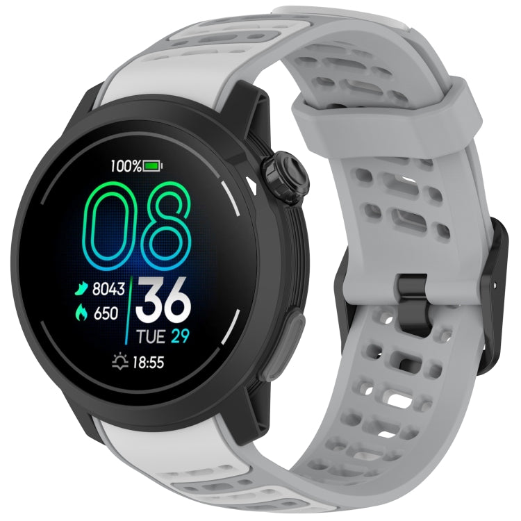 S Shape Dual Color Quick Release Silicone Watch Band — view 9