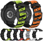S Shape Dual Color Quick Release Silicone Watch Band — view 11