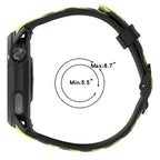 S Shape Dual Color Quick Release Silicone Watch Band — view 12