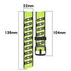 S Shape Dual Color Quick Release Silicone Watch Band — view 13