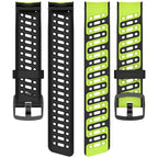 S Shape Dual Color Quick Release Silicone Watch Band — view 14