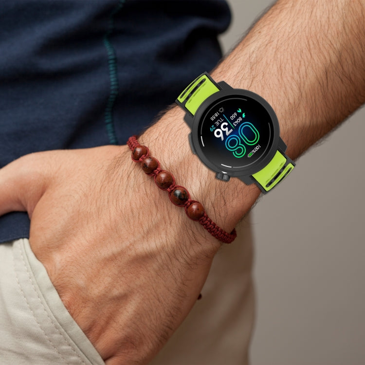 S Shape Dual Color Quick Release Silicone Watch Band — view 15