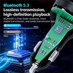 C9 Digital Display FM Transmitter Multifunctional Bluetooth Car MP3 Player USB Type-C Charger — view 4