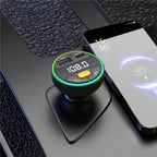 C9 Digital Display FM Transmitter Multifunctional Bluetooth Car MP3 Player USB Type-C Charger — view 8