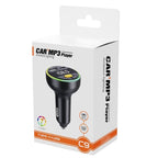C9 Digital Display FM Transmitter Multifunctional Bluetooth Car MP3 Player USB Type-C Charger — view 9