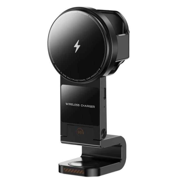 SD16 For Phone Watch Earphone Car Air Vent Phone Holder Magnetic 3 in 1 Wireless Charger