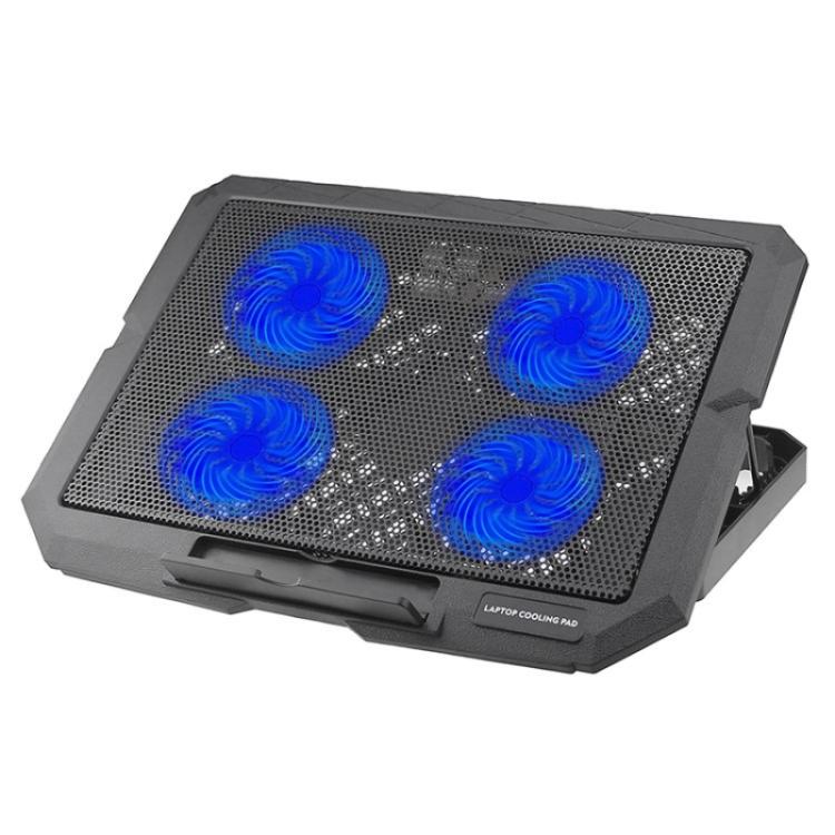 X4 4 Fan 7-Speed Control Noiseless Height Adjustable Stand Laptop Cooling Pad — view 3