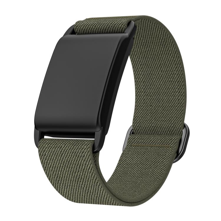 Watch Case Integrated Elastic Nylon Watch Band — Gray