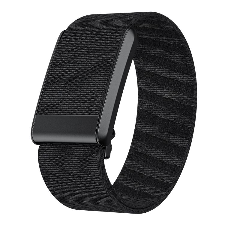 Elastic Force Decorative Design Nylon Watch Band — Black Gray
