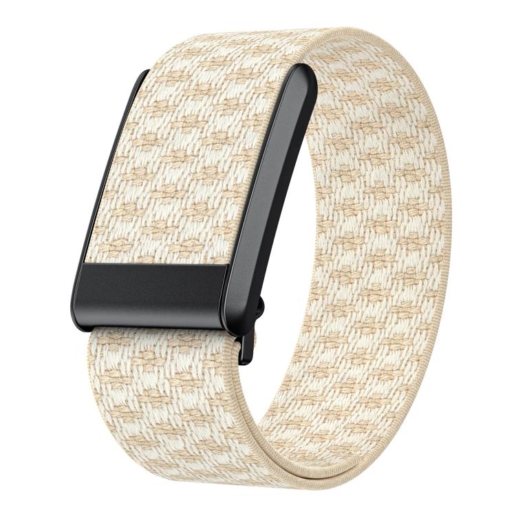 Elastic Force Decorative Design Pashm Nylon Watch Band — Black Gray
