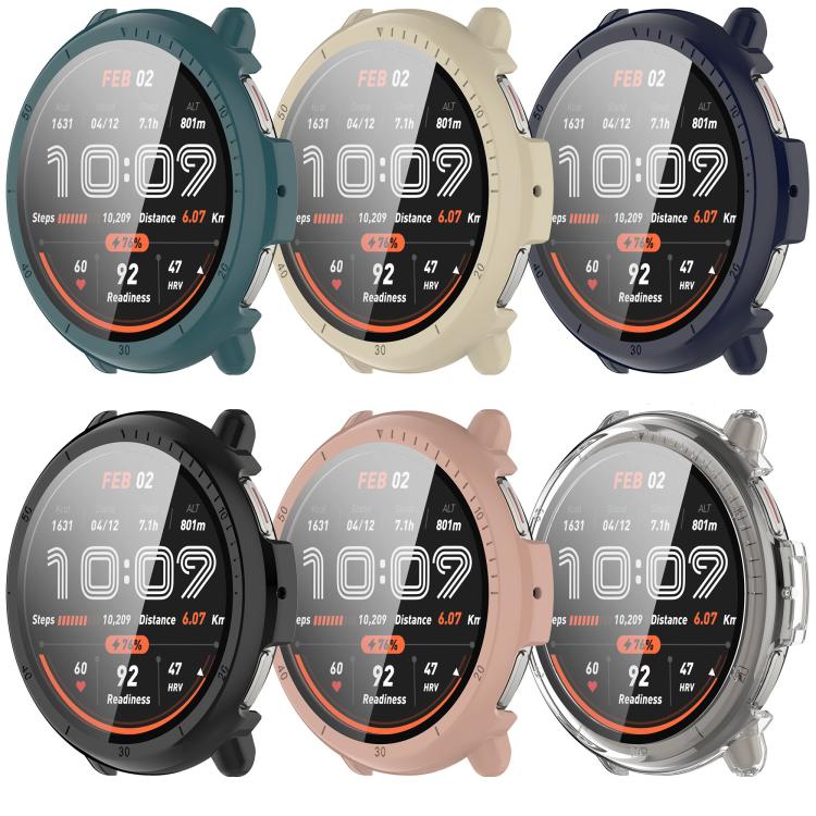 Tempered Film Integrated PC Watch Protective Case