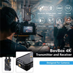 BOVBOX 082 1080P H.265 Low Latency 400m Transmitter Receiver HDMI Wireless Extender — AU Plug