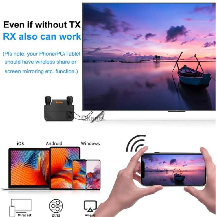BOVBOX 091-HD Conference Use 100M Wireless WiFi HDMI Extender Video Transmitter Receiver — view 9