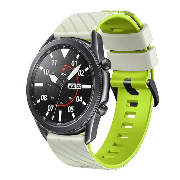 22mm Twill Dual Color Silicone Watch Band — view 14