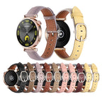18mm Litchi Texture Square Buckle Genuine Leather Watch Band