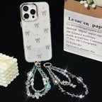 Bear Butterfly Pearl Mobile Phone Chain — view 5