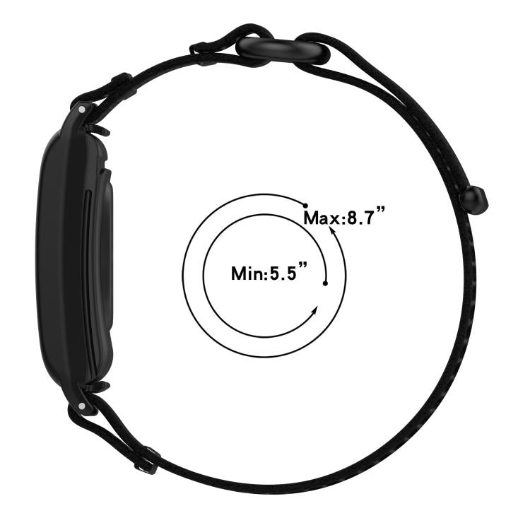 Nylon Loop Hook and Loop Fastener Watch Band — view 14