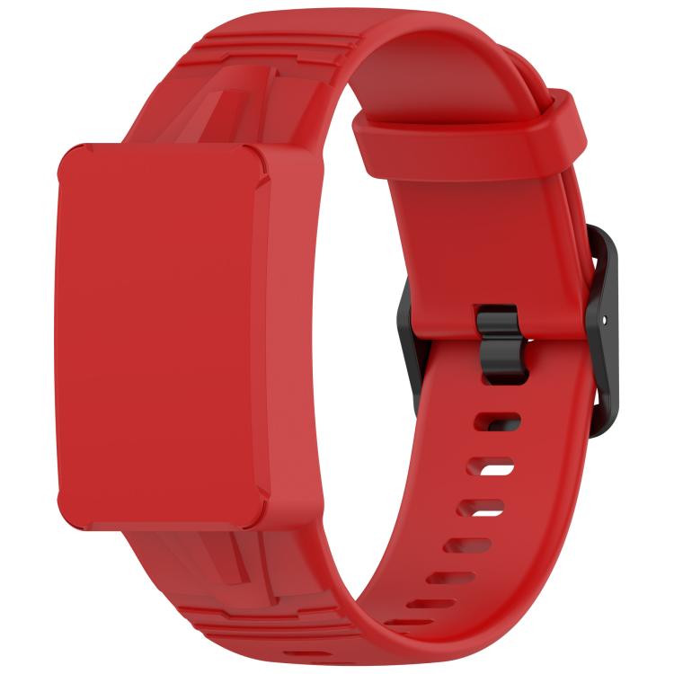 Watch Case Integrated Silicone Watch Band — Green