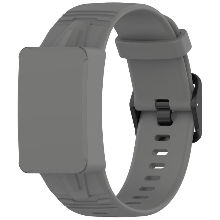 Watch Case Integrated Silicone Watch Band — Dark Blue