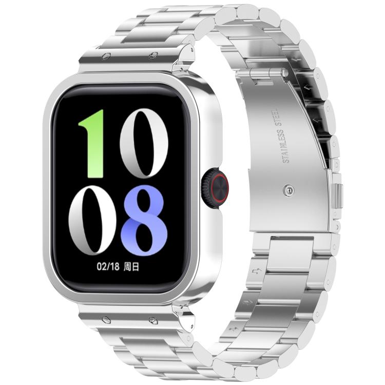 Watch Frame Integrated Three Beads Stainless Steel Watch Band — view 7