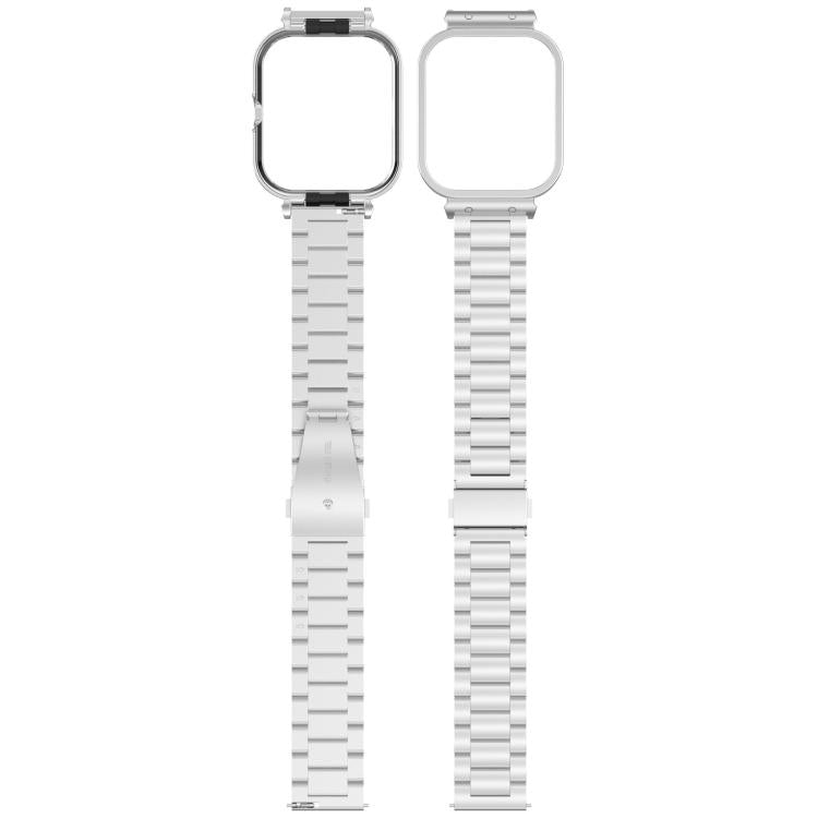 Watch Frame Integrated Three Beads Stainless Steel Watch Band — view 12
