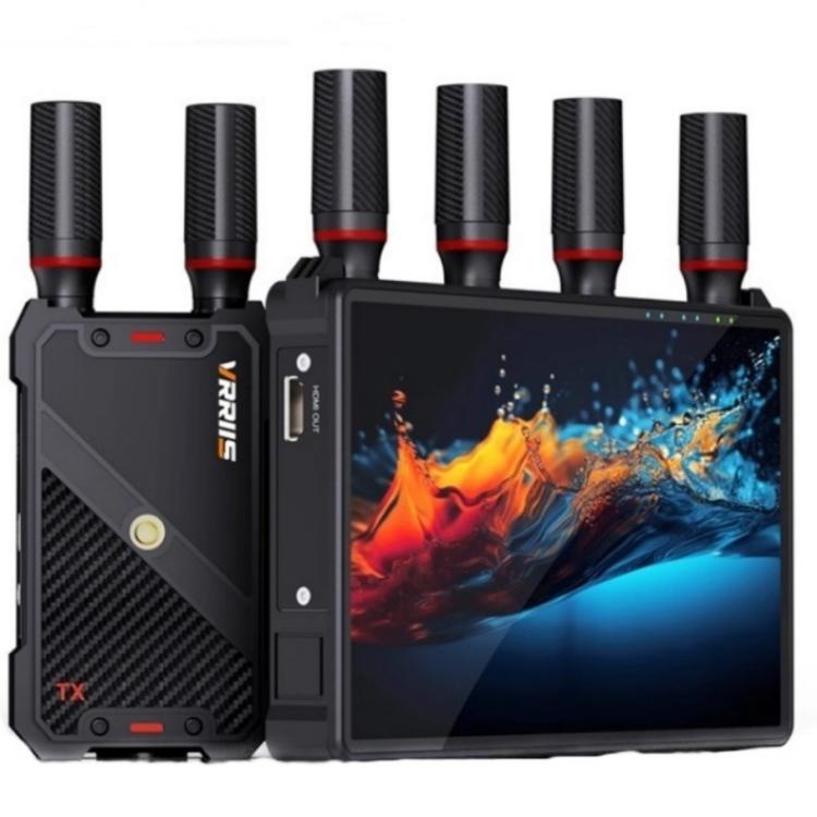 VRRIIS 083P Wth Screen Support 1TX to 5RX 400m Wireless HDMI Transmitter Receiver — UK Plug