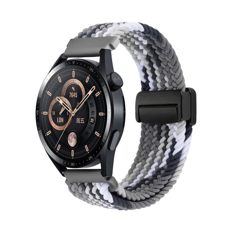 Magnetic Buckle Nylon Braided Watch Band — view 36