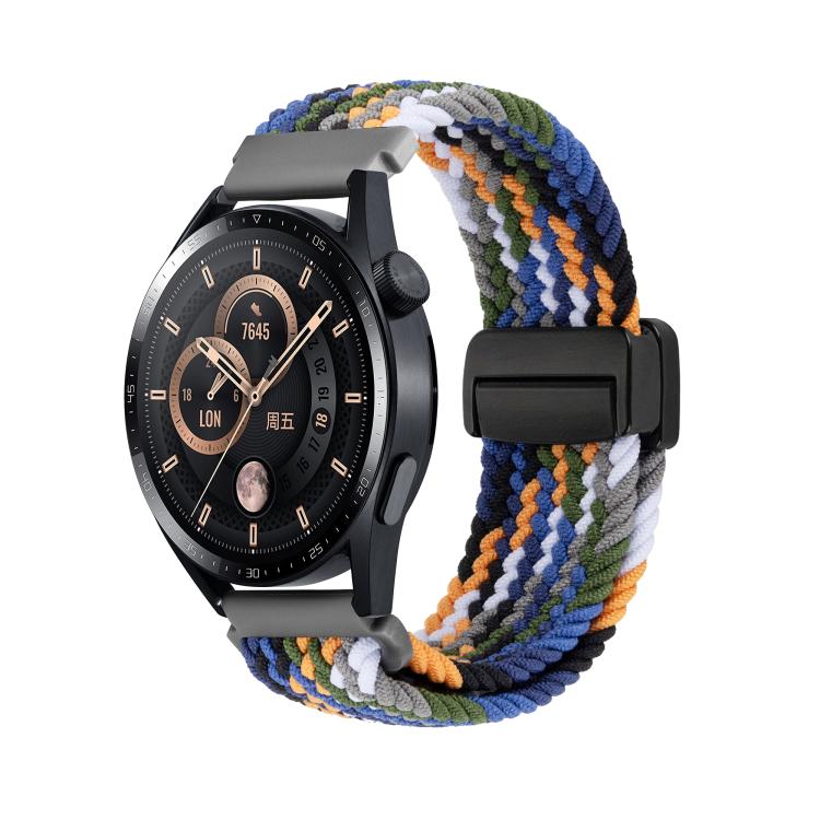 Magnetic Buckle Nylon Braided Watch Band — view 29