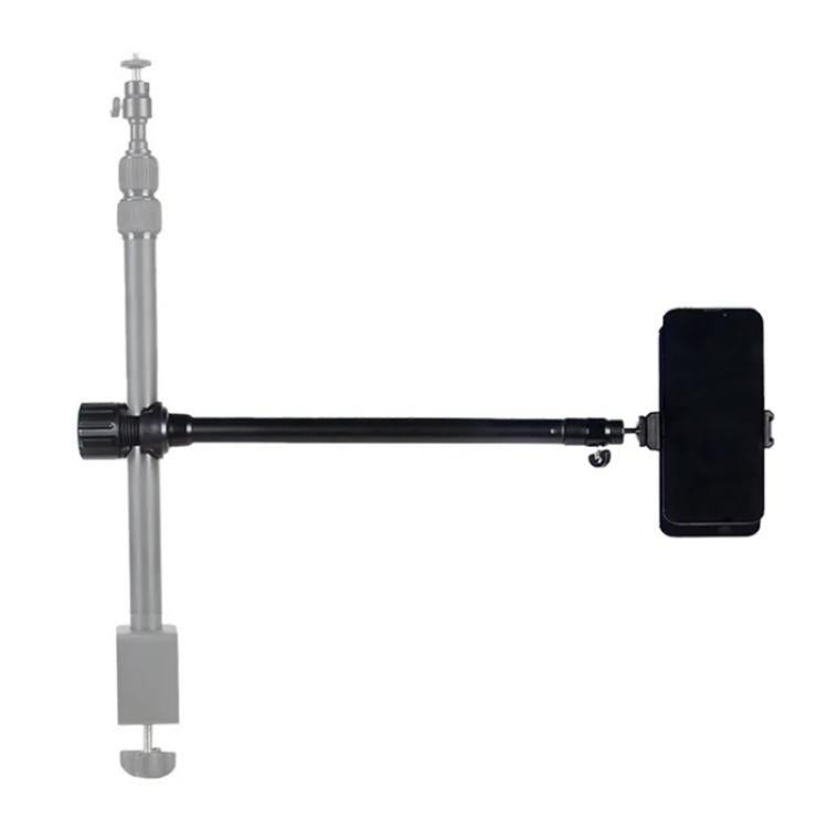 JMARY MT-21 Aluminum Alloy Tripod Extension Rod Desktop Livestream Shooting Arm
