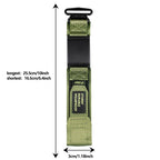 Two Sections Hook And Loop Fastener Nylon Watch Band — view 10