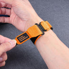 Two Sections Hook And Loop Fastener Nylon Watch Band — view 11
