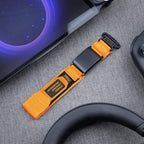 Two Sections Hook And Loop Fastener Nylon Watch Band — view 12