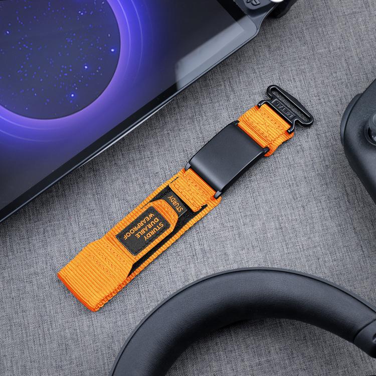 Two Sections Hook And Loop Fastener Nylon Watch Band — view 12