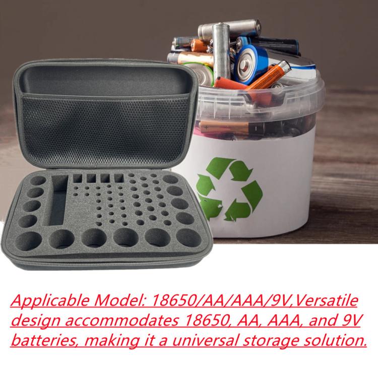 Portable And Pressure-resistant AA Rechargeable Battery Storage Box Case — view 5