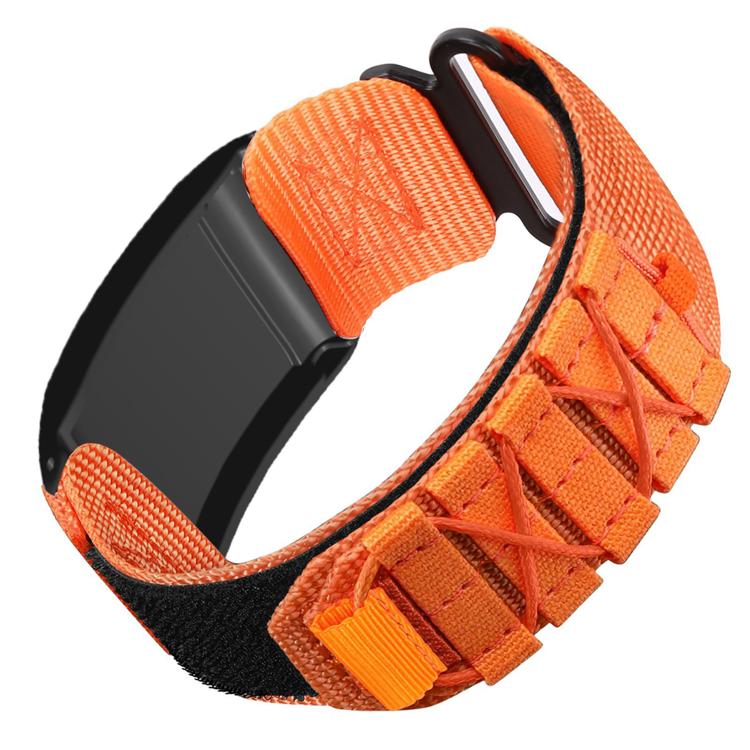 Nylon Hook and Loop Fastener Watch Band — Midnight Blue