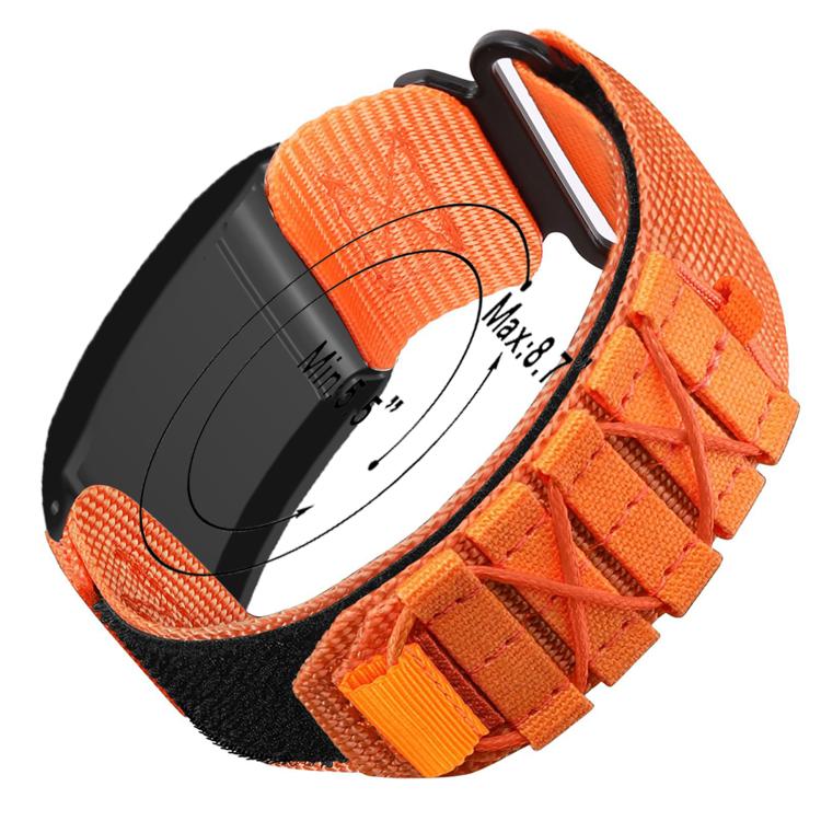 Nylon Hook and Loop Fastener Watch Band — view 8