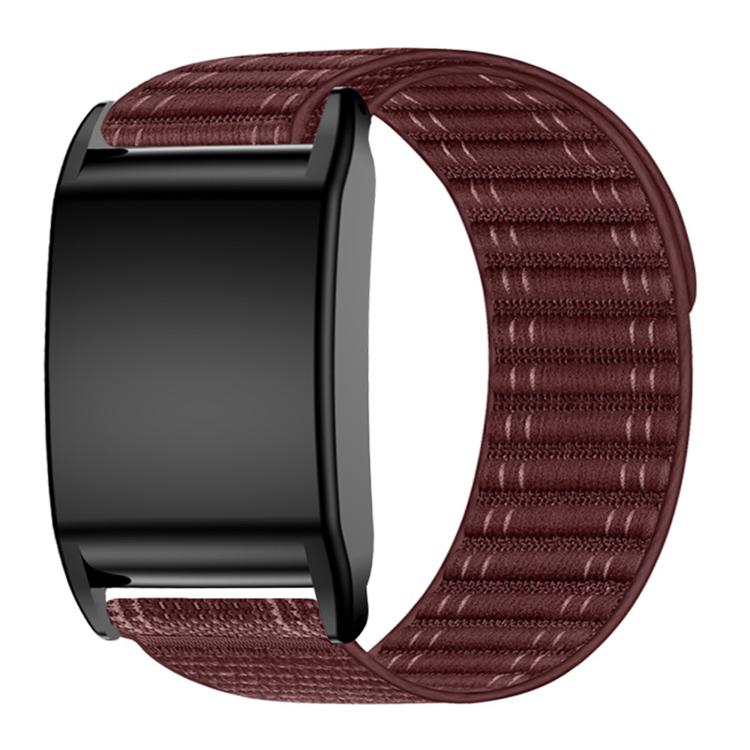 Nylon Loop Watch Band — Burgundy
