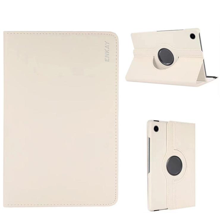 ENKAY 360 Degree Rotation Litchi Leather Smart Tablet Case