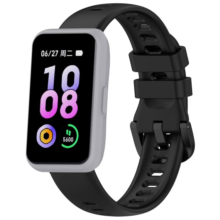 Colorful Quick Release Buckle Silicone Watch Band — Red